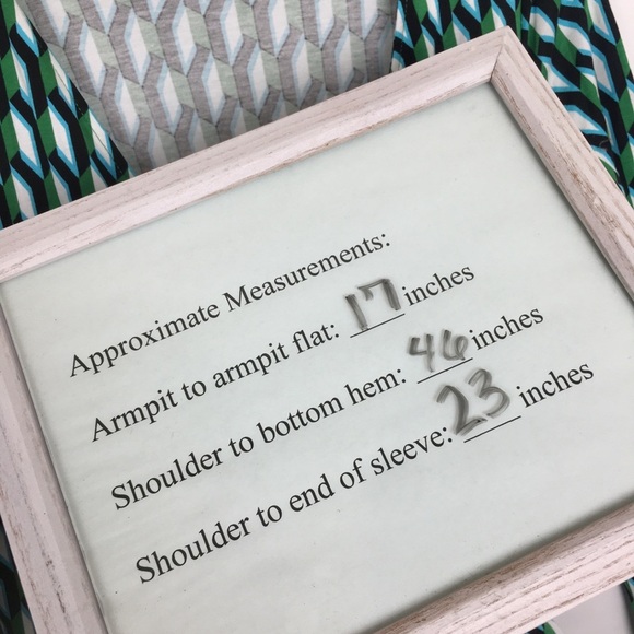 Diane Von Furstenberg x Target Wrap Dress Women’s XS Blue Green White Geometric - Picture 16 of 16